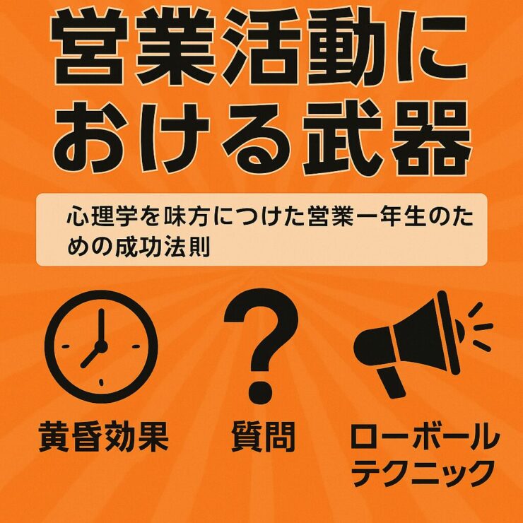 営業の武器（心理学）