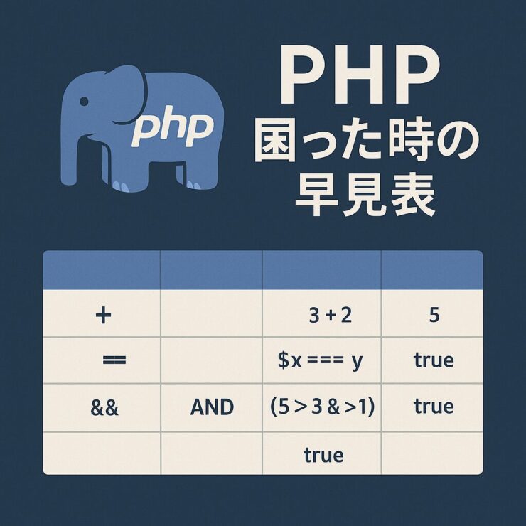 PHP演算子一覧
